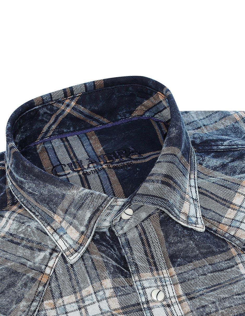 Camisa casual manga larga para hombre