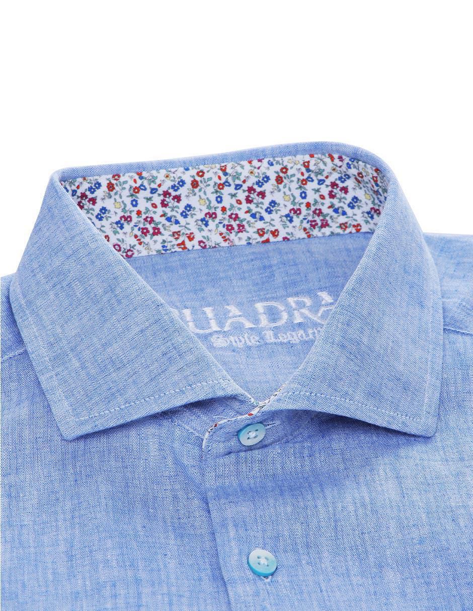 Camisa casual manga larga para hombre