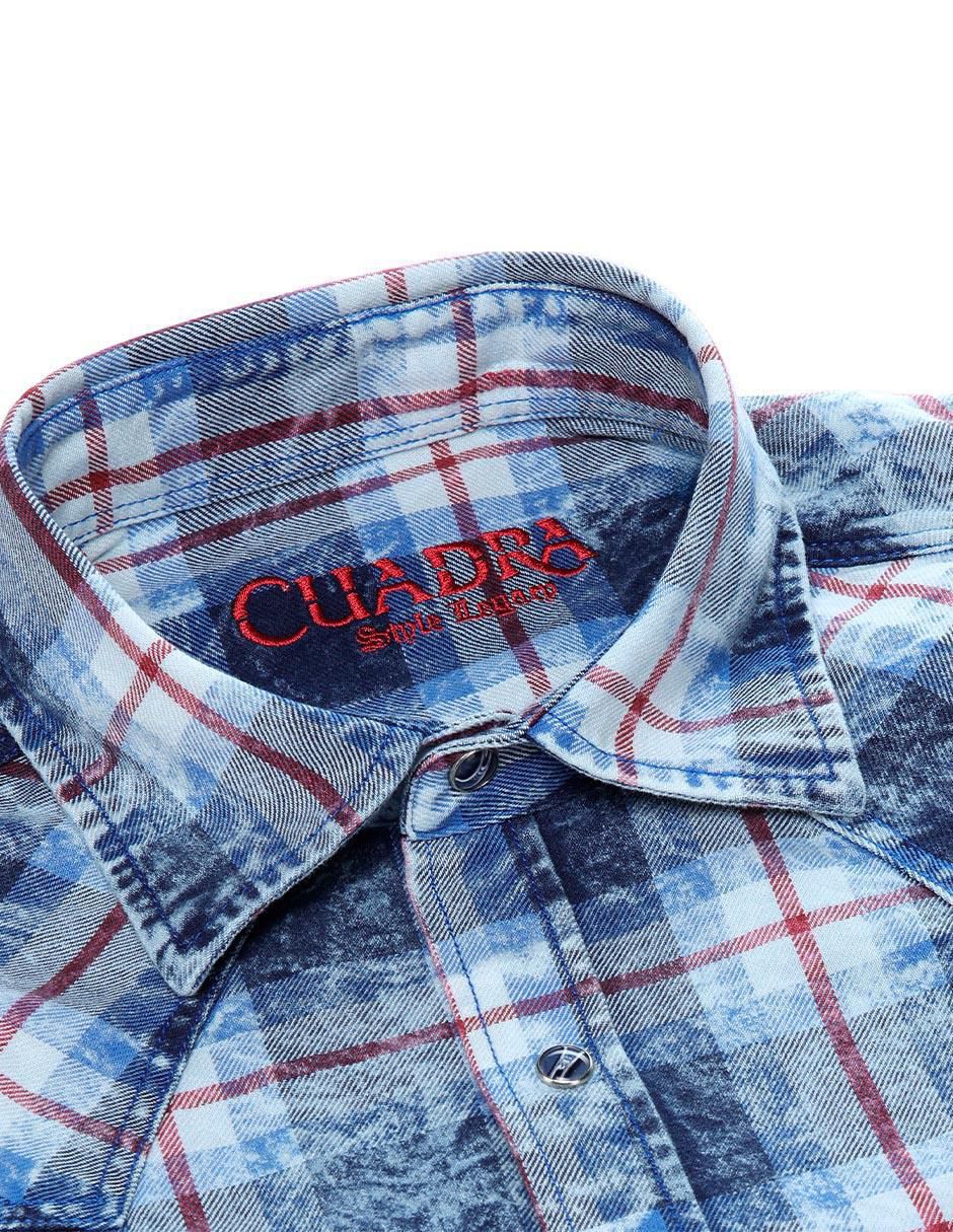 Camisa casual manga larga para hombre