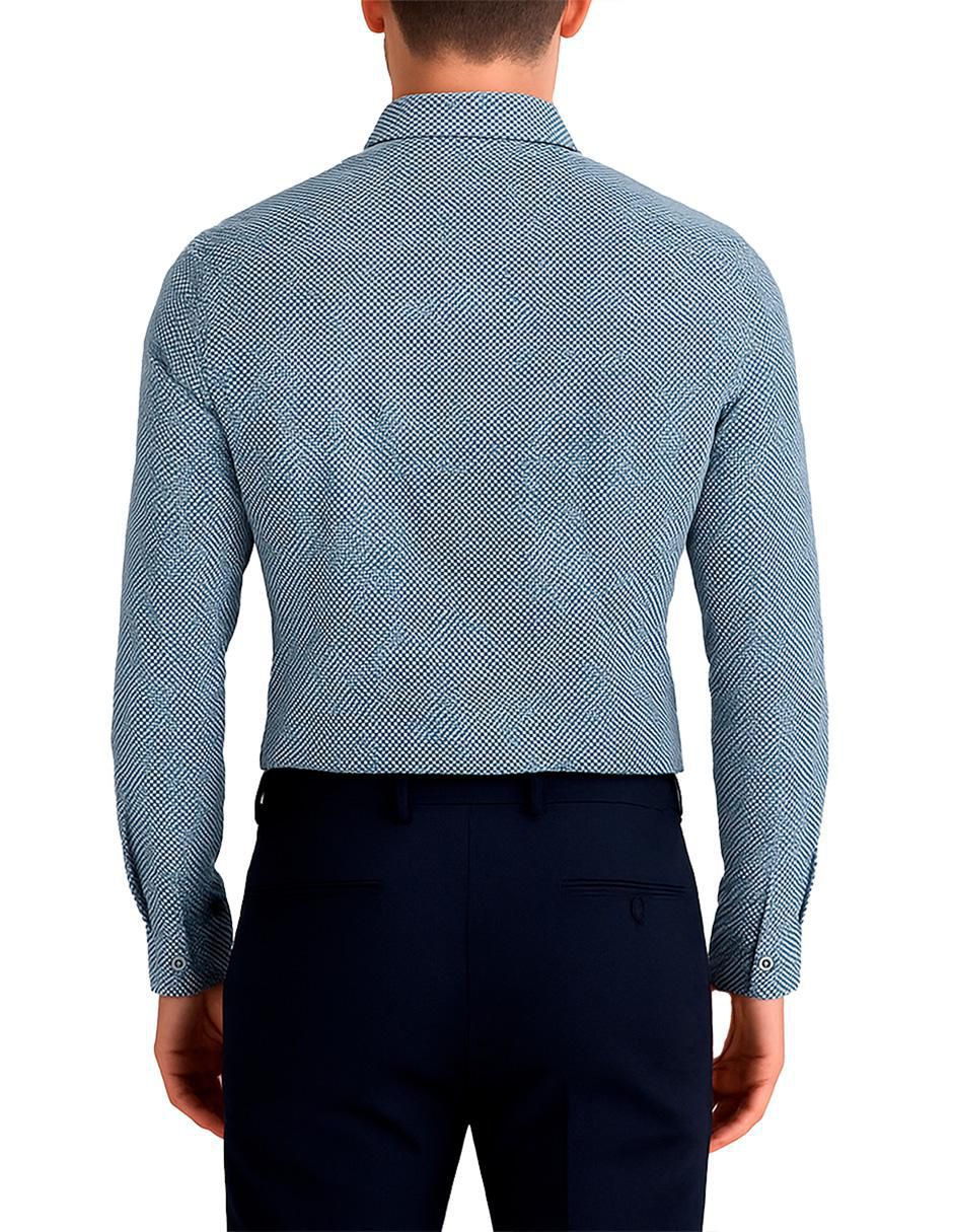 Camisa casual manga larga para hombre