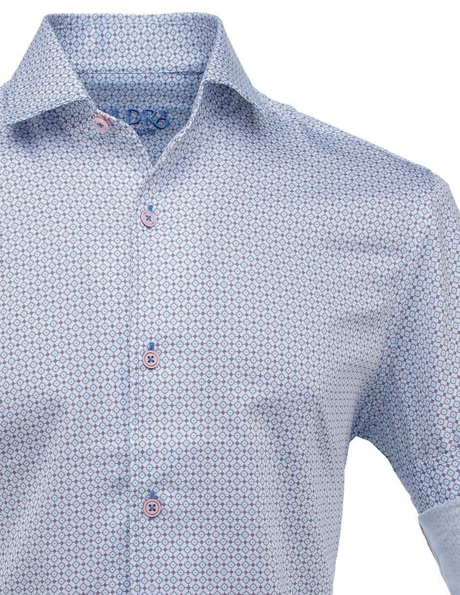 Camisa casual manga larga para hombre