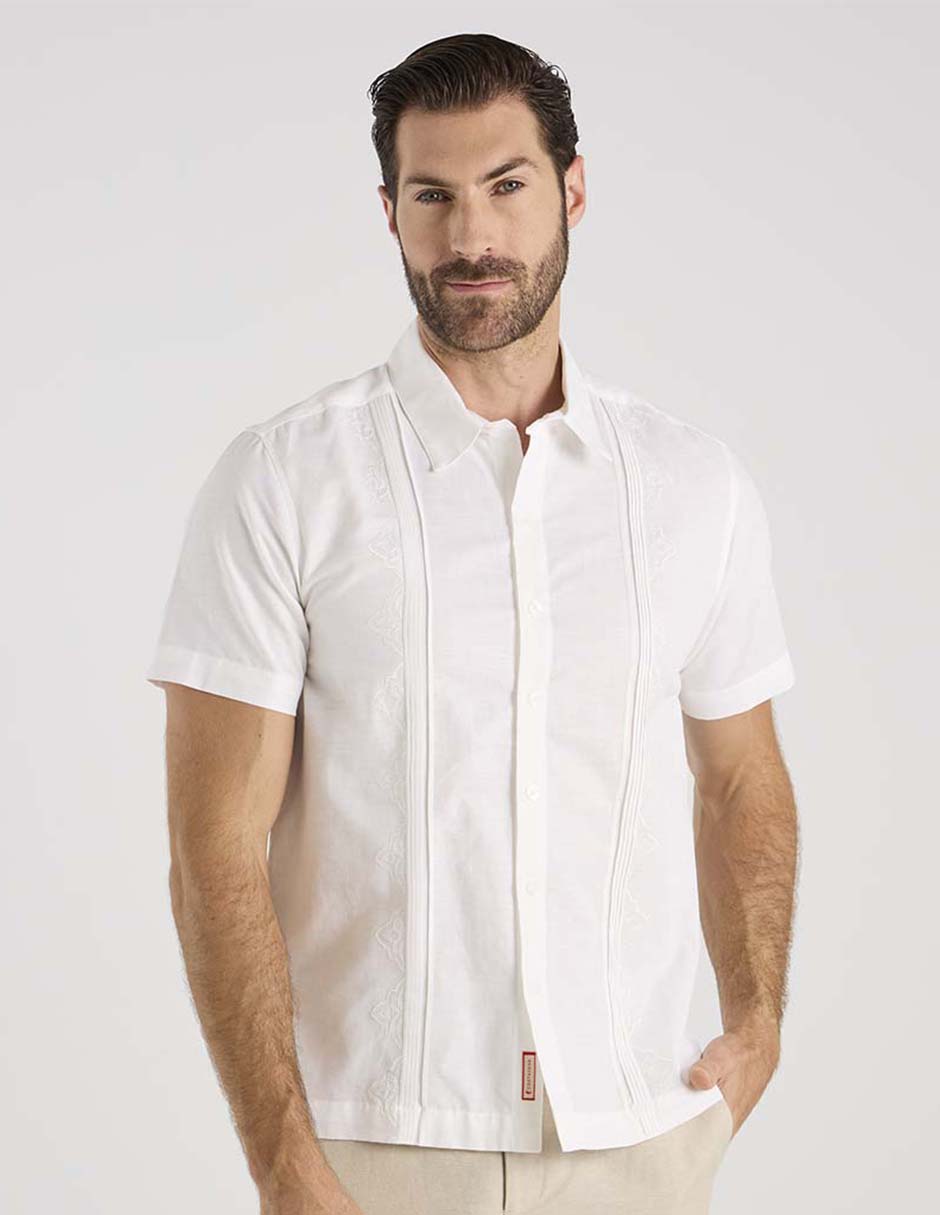 Guayabera manga corta Costavana para hombre