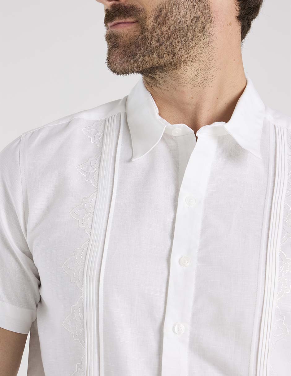 Guayabera manga corta Costavana para hombre
