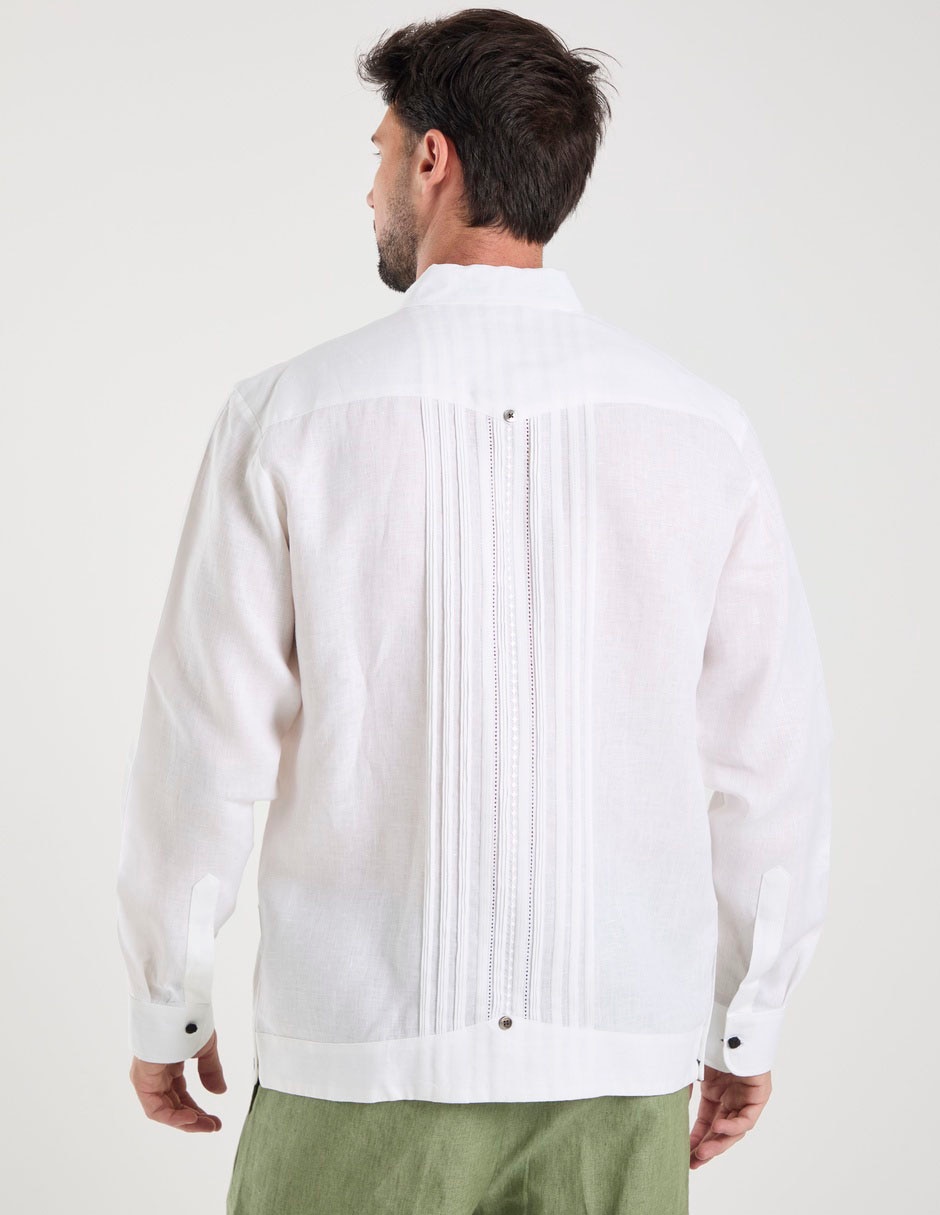 Guayabera Manga Larga Para