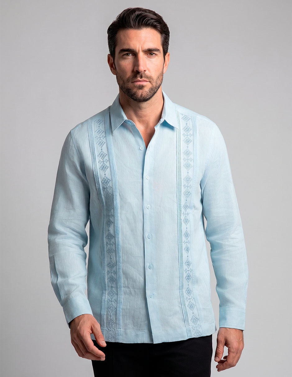 Guayabera Manga Larga Para