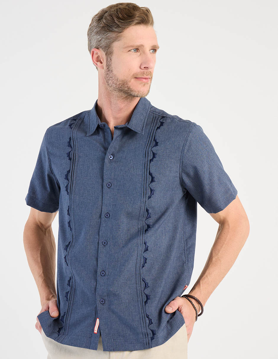 Guayabera manga corta Costavana para hombre