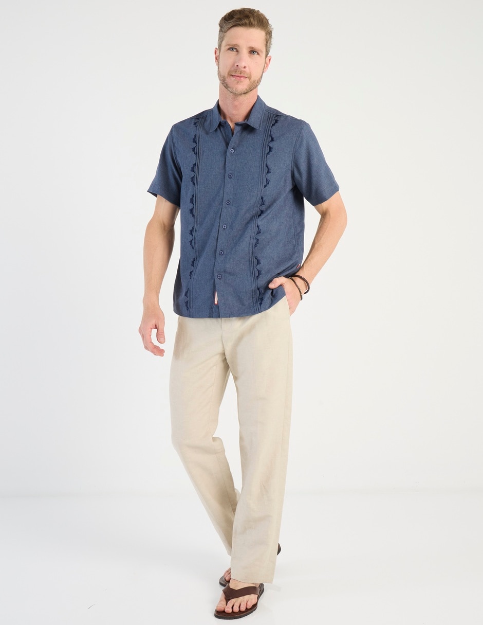Guayabera manga corta Costavana para hombre
