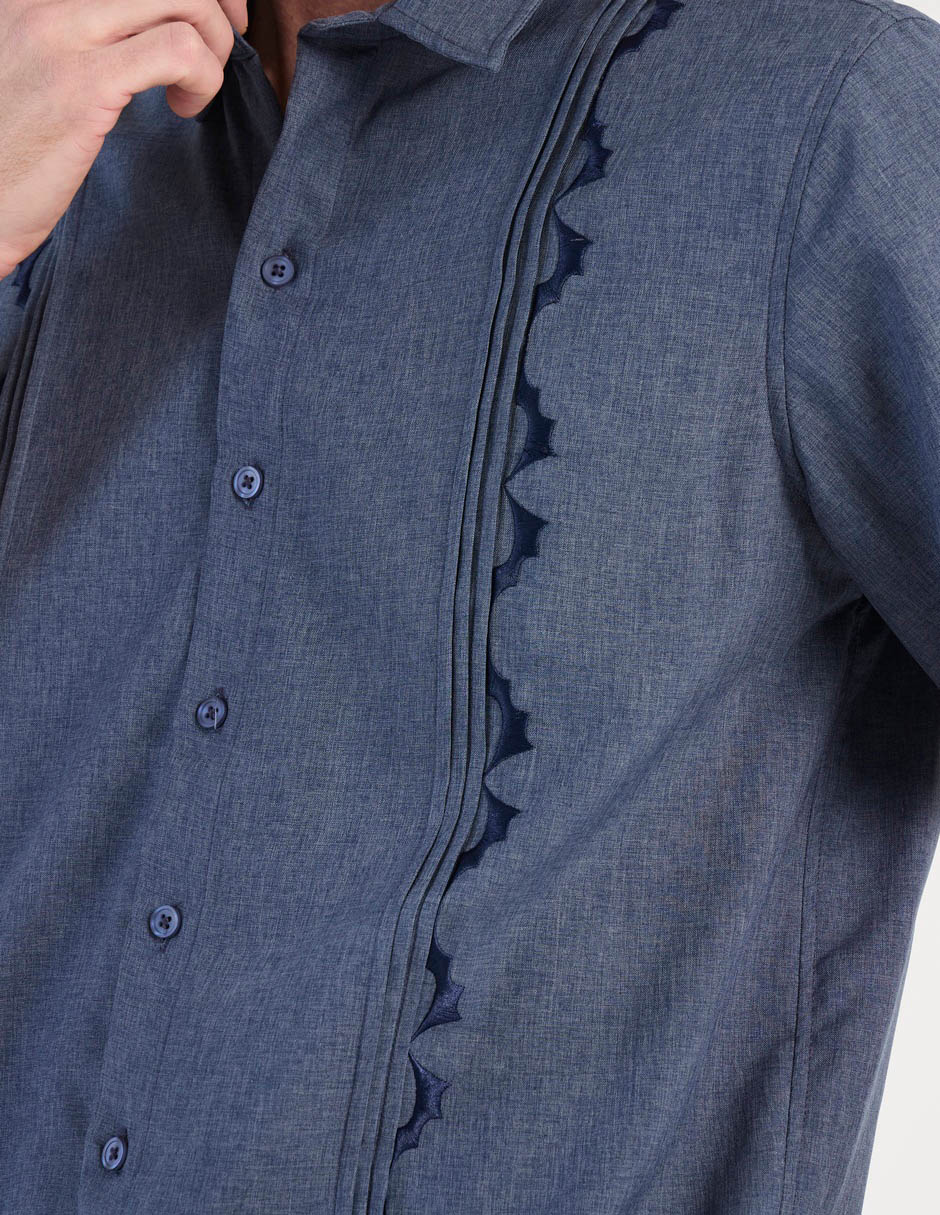 Guayabera manga corta Costavana para hombre