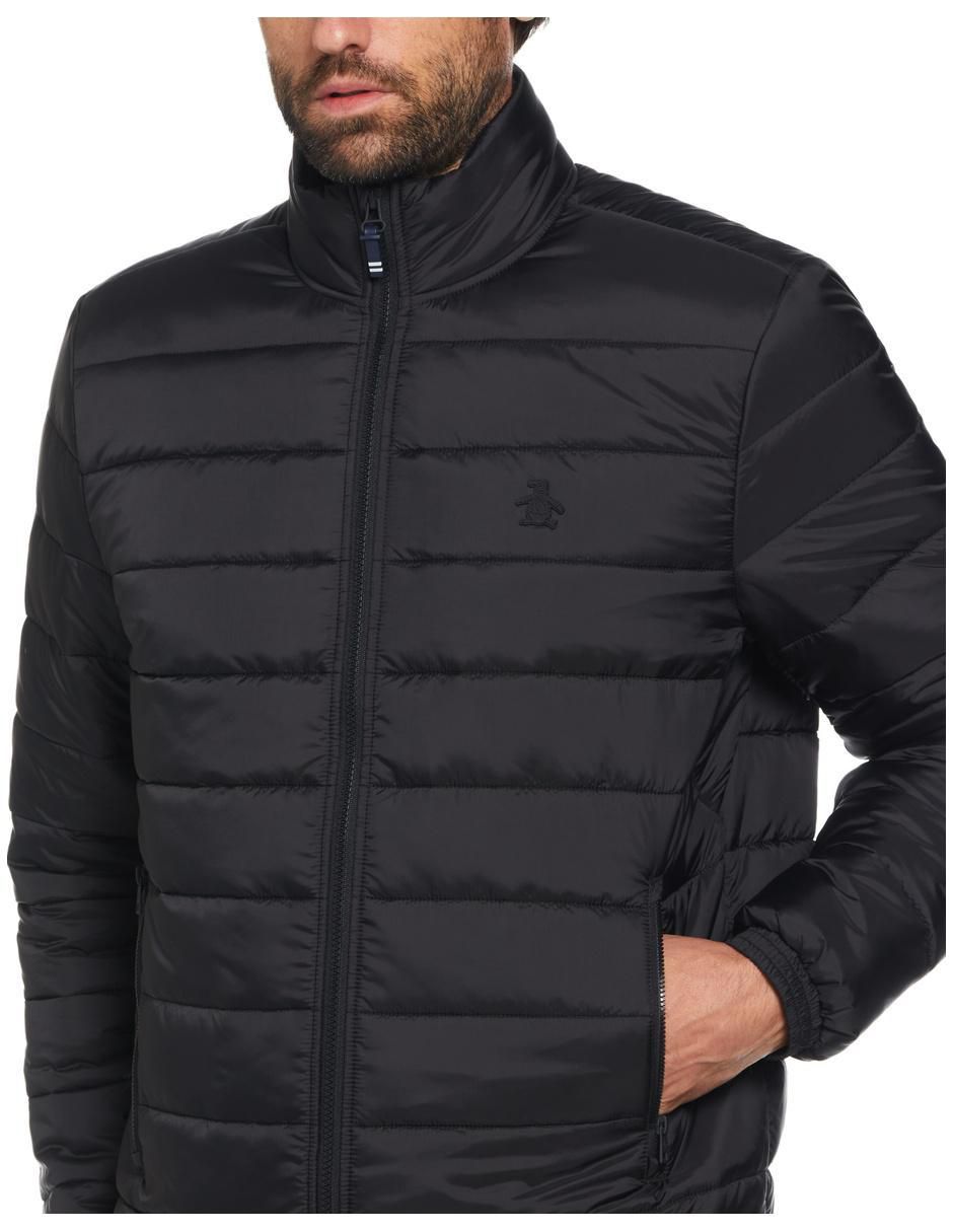 Chamarra acolchada original penguin impermeable bolsa con cierre para hombre