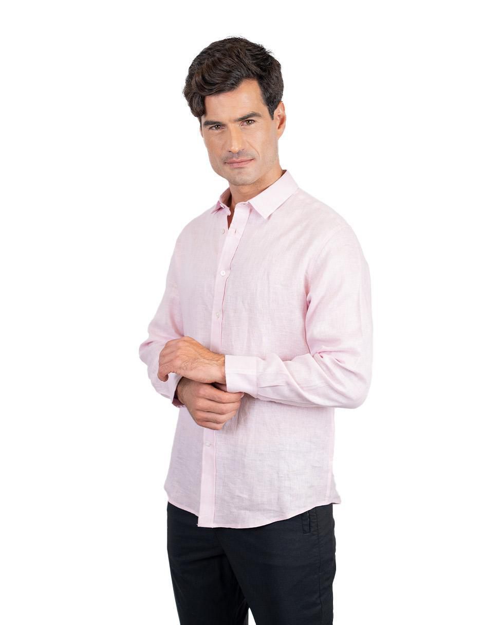 Camisa casual manga larga para hombre 3