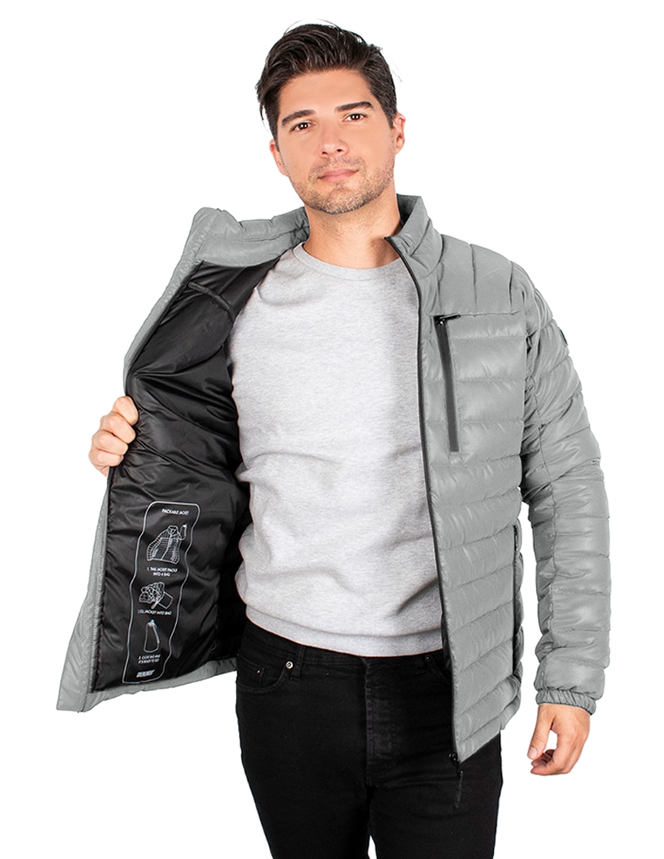 Chamarra acolchada capitonado para hombre 2