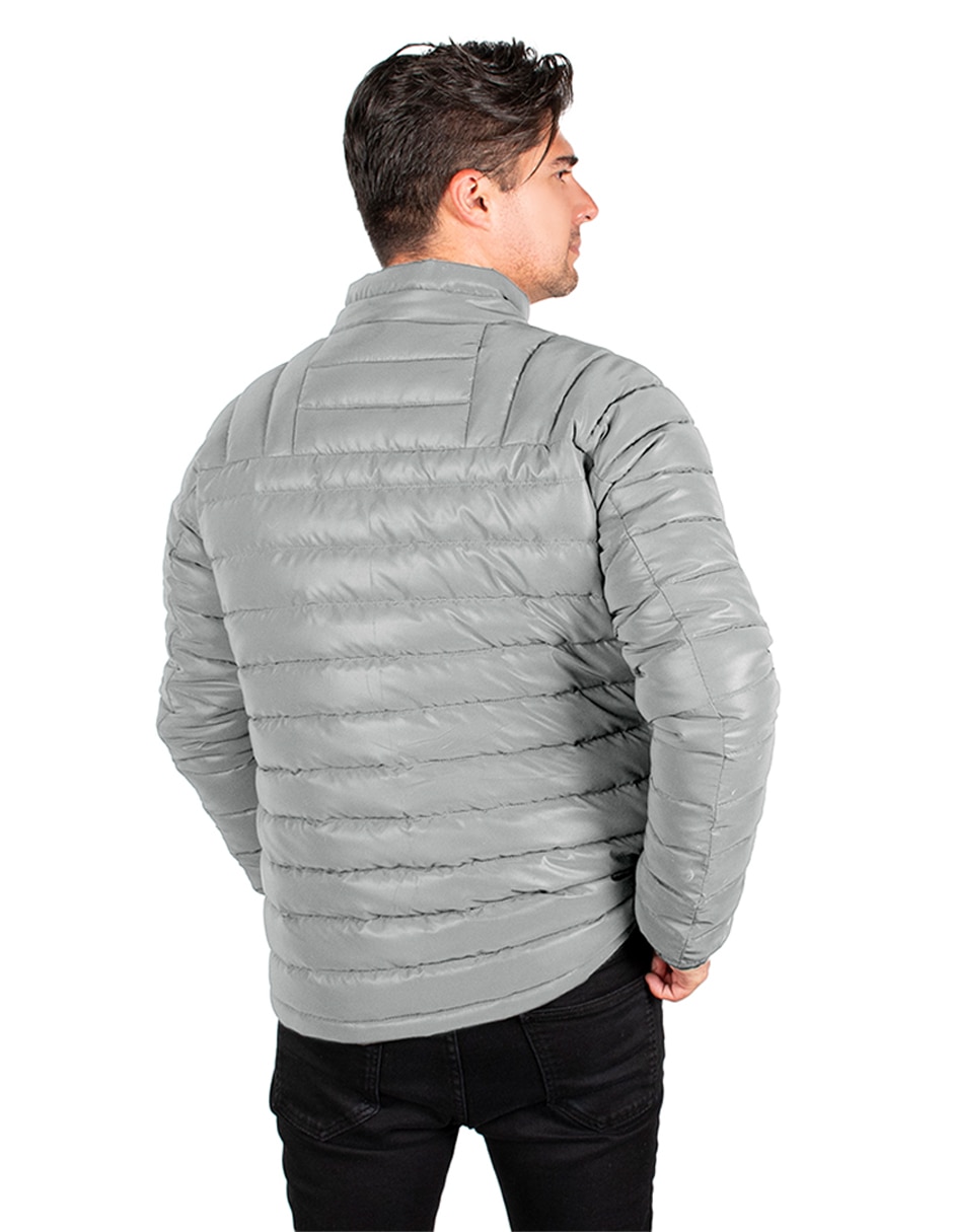 Chamarra acolchada capitonado para hombre 3