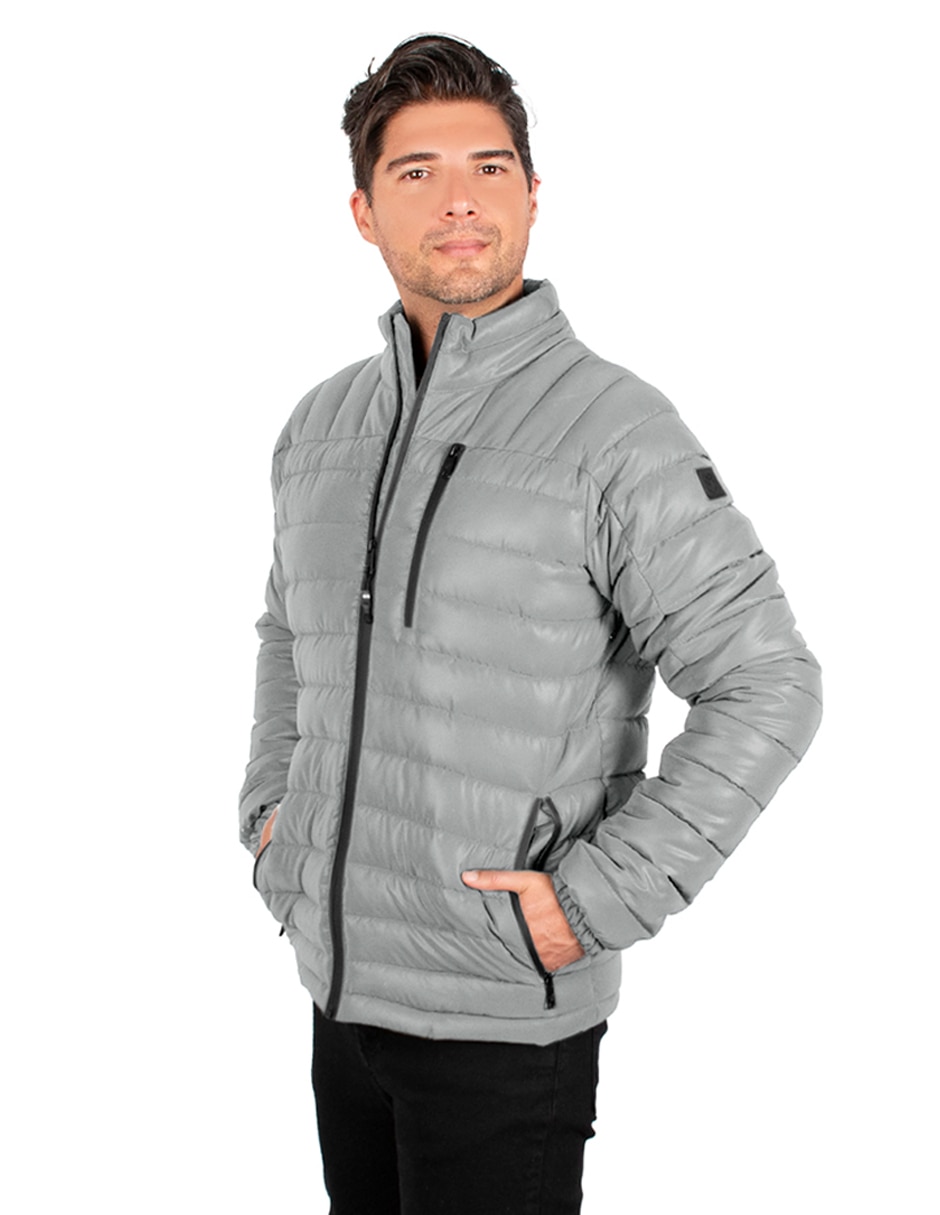 Chamarra acolchada capitonado para hombre 4