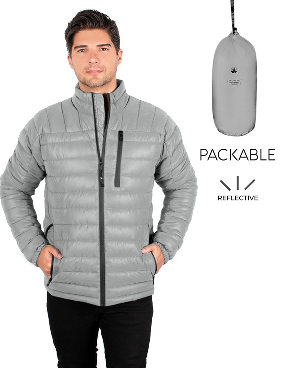 Chamarra acolchada capitonado para hombre 5