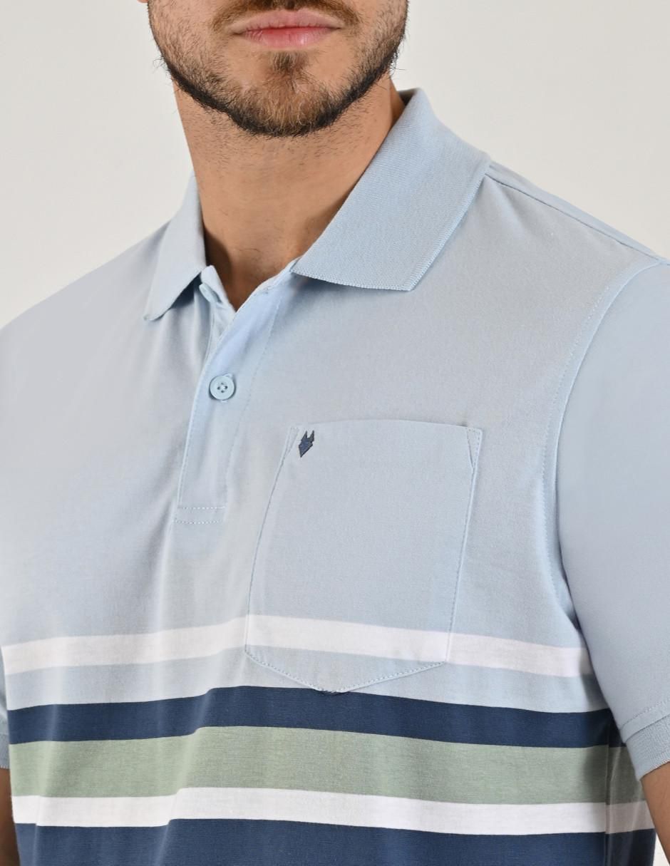 Playera tipo polo Yale para hombre