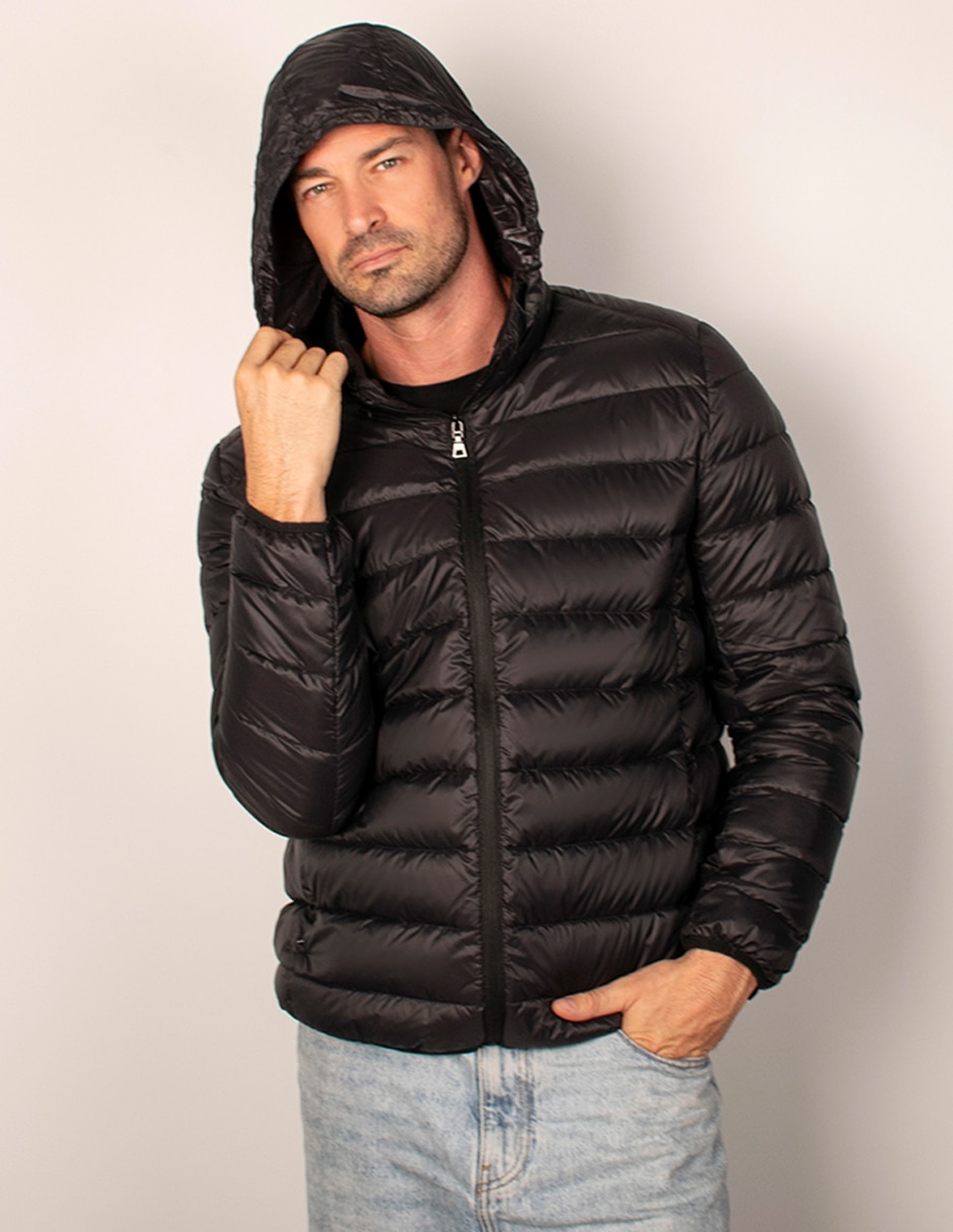Chamarra acolchada capitonada para hombre 3