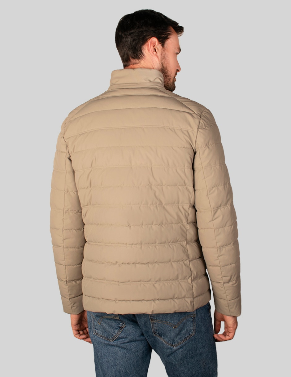 Chamarra acolchada capitonada para hombre 5