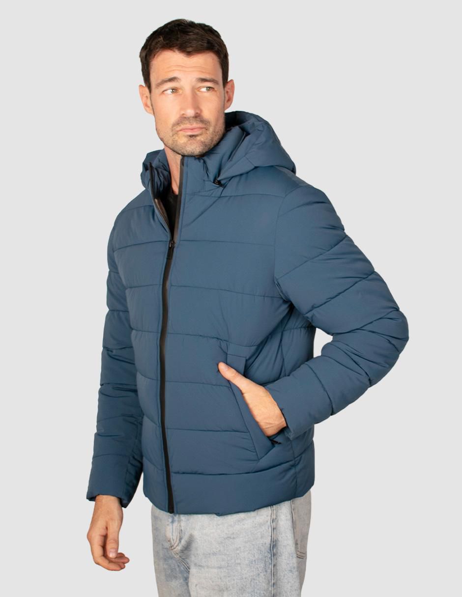 Chamarra acolchada capitonada para hombre 2