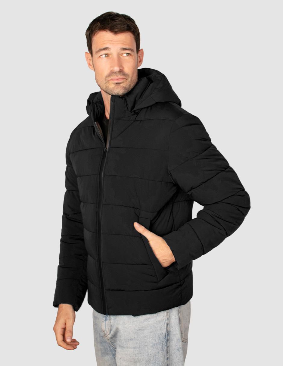 Chamarra acolchada capitonada para hombre 5