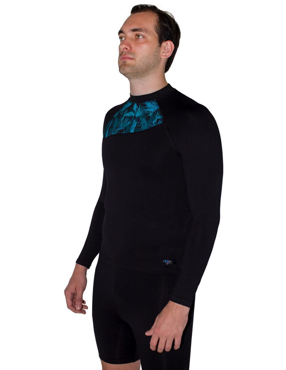 Wetshirt estampado floral para hombre