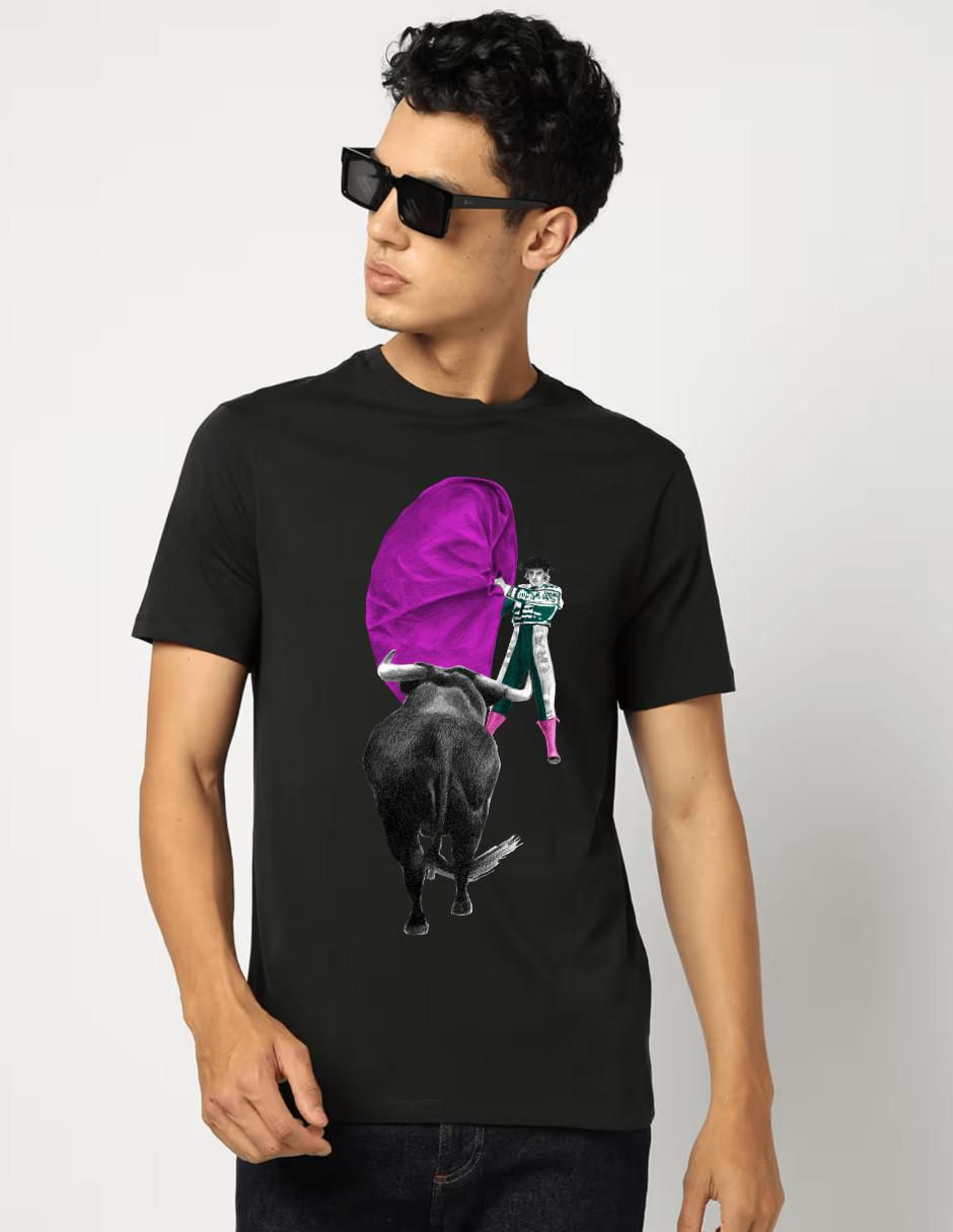Playera Tauromaquia Torero Toro Zapopina cuello redondo para hombre 1