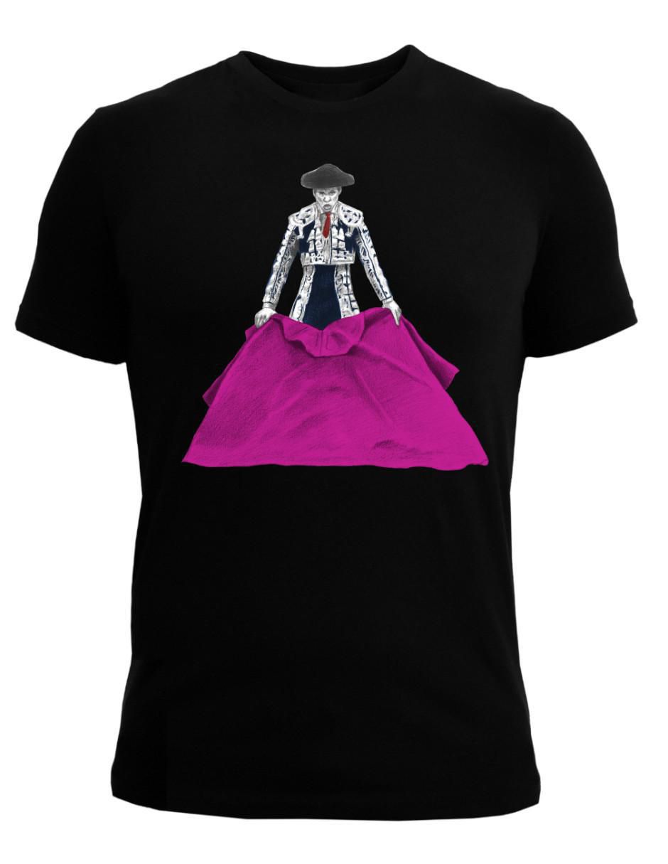 Playera Tauromaquia Citando Al Toro Fiesta Brava cuello redondo para hombre 4