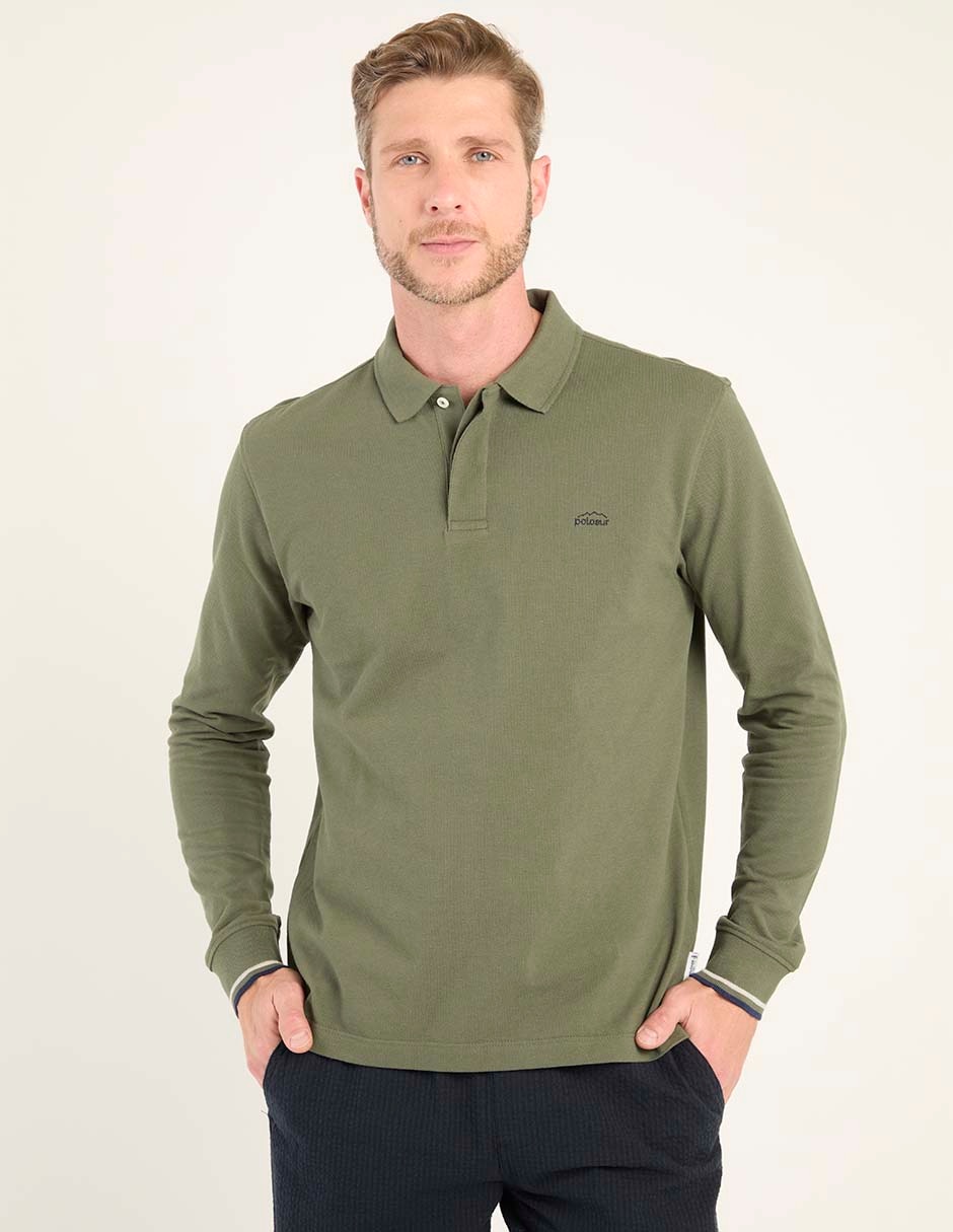 Playera tipo polo para hombre