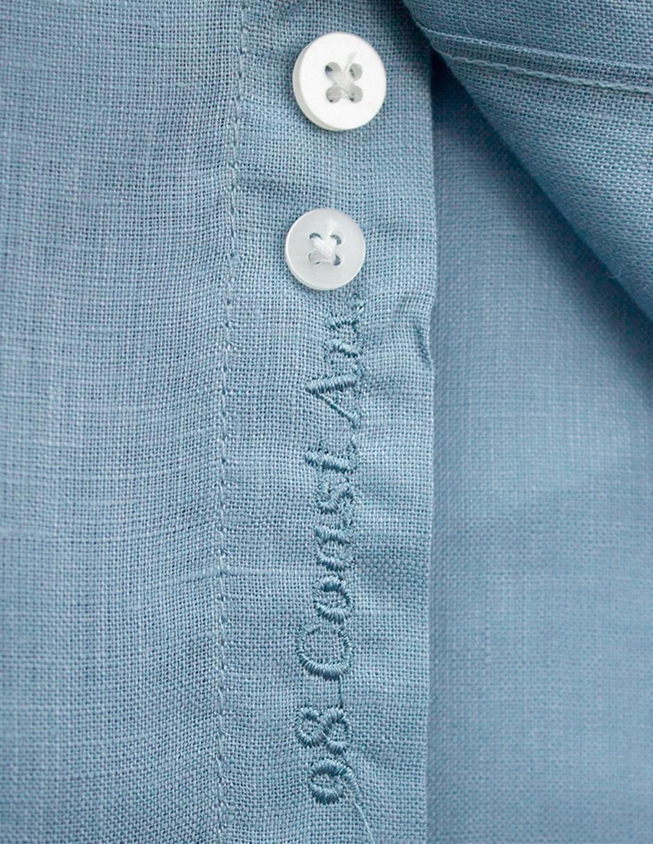 Camisa casual manga larga para hombre 5