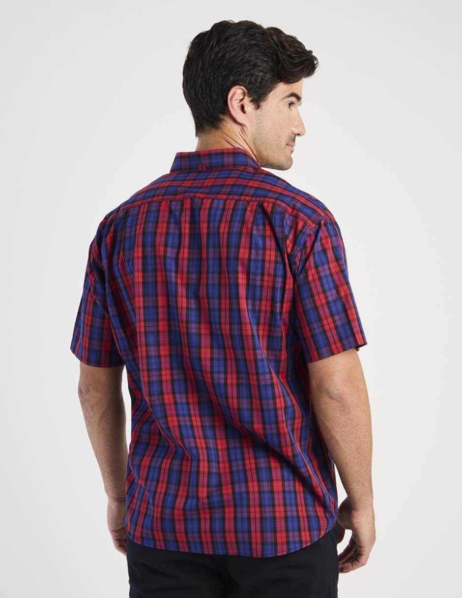 Camisa casual de algodón manga corta para hombre 5