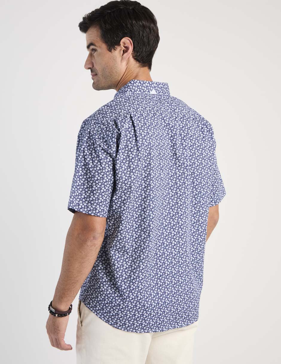 Camisa casual de algodón manga corta para hombre 5