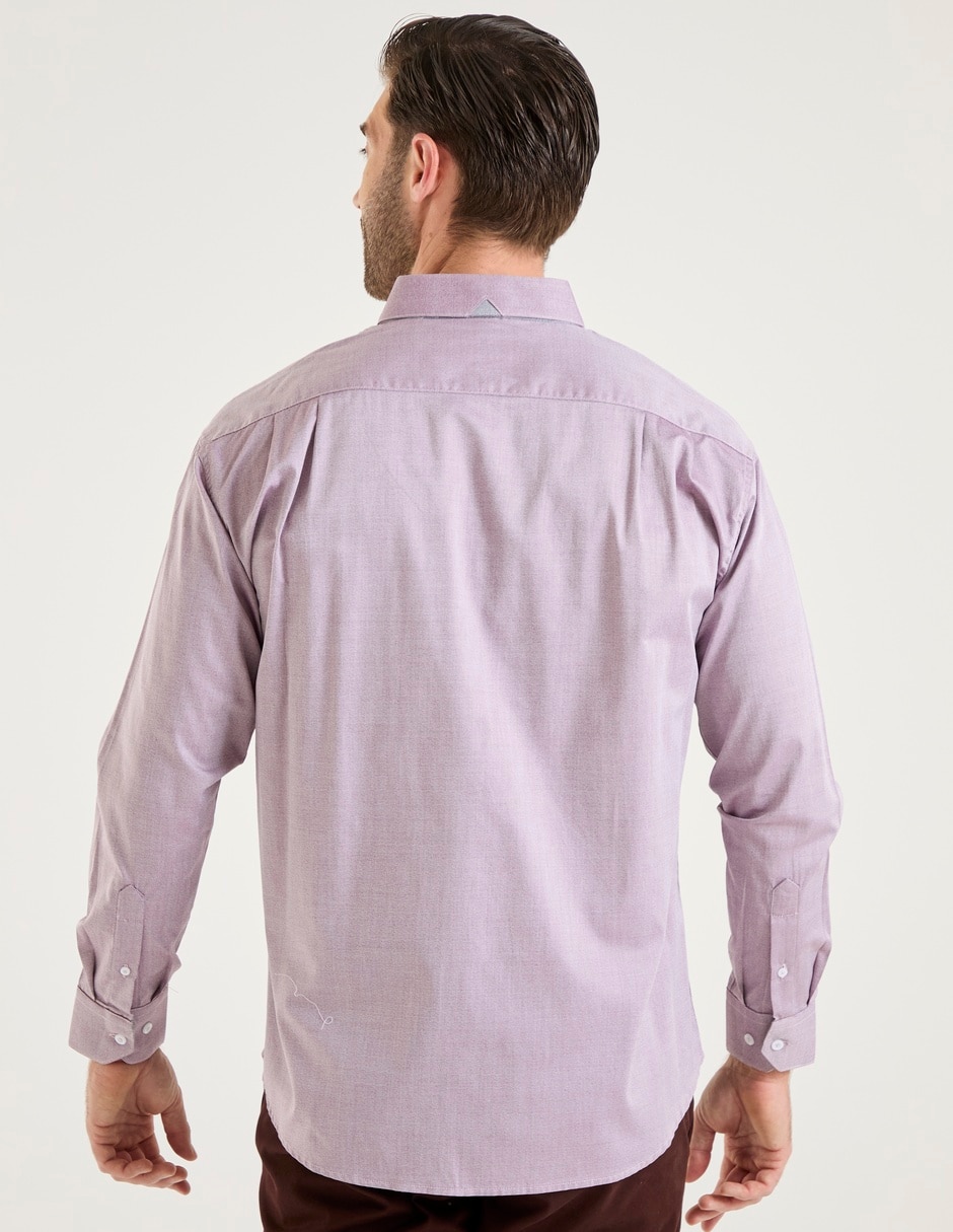 Camisa casual Cavalatti de algodón manga larga para hombre