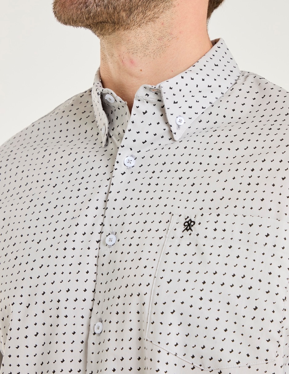 Camisa casual de algodón manga larga para hombre 7