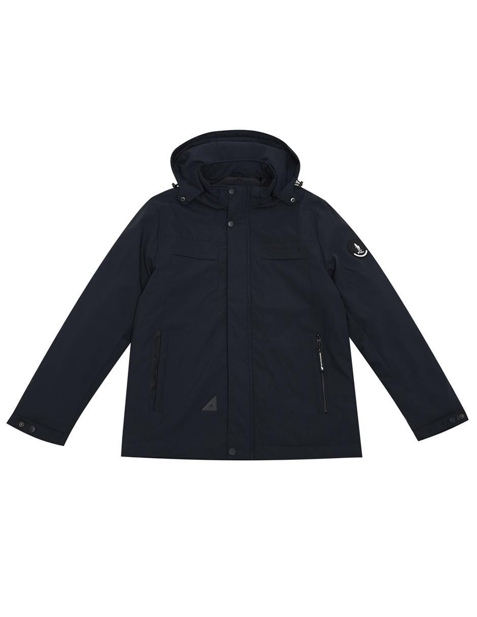 Chamarra casual con capucha para hombre 3