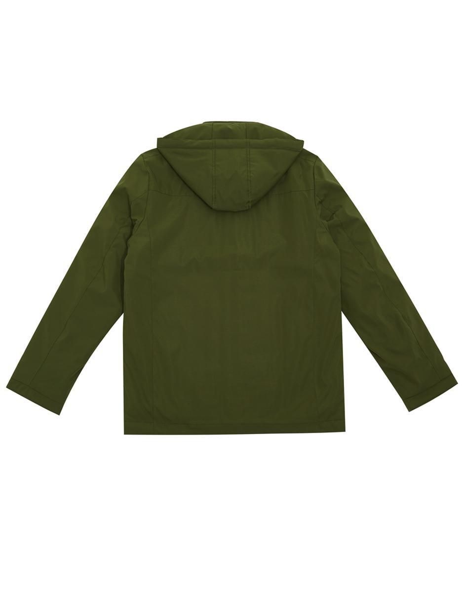 Chamarra casual con capucha para hombre 3