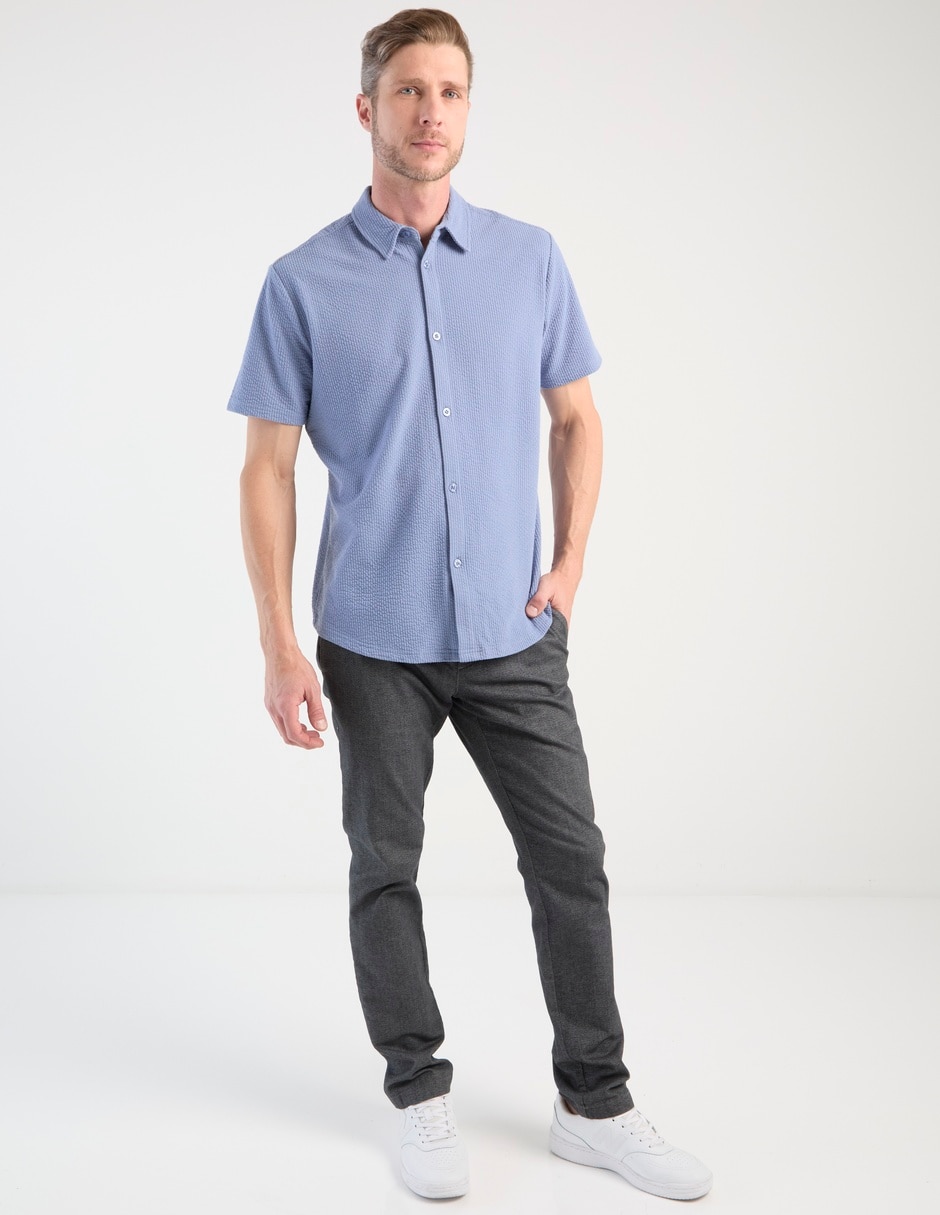 Camisa casual manga corta para hombre 3