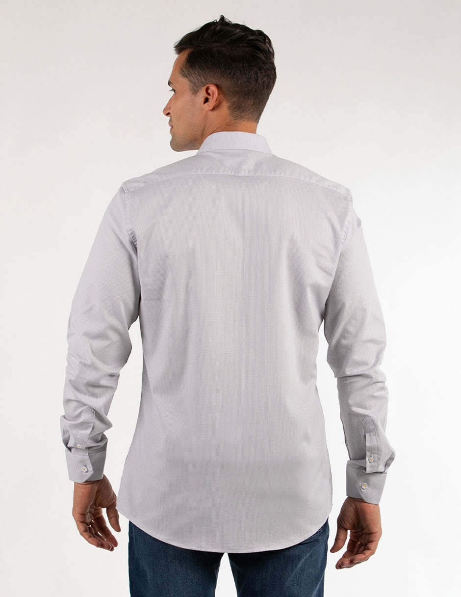 Camisa casual de algodón manga larga para hombre 5