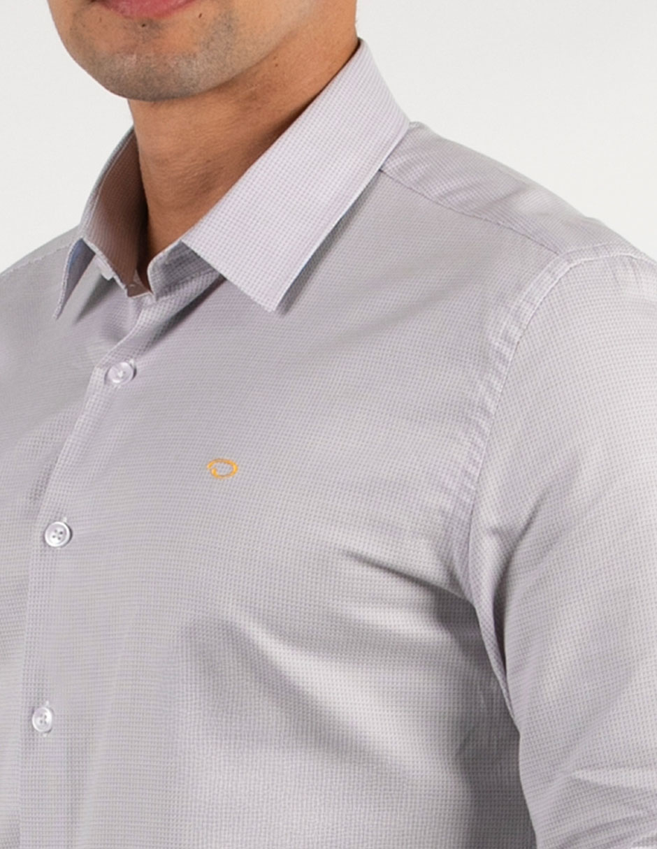 Camisa casual de algodón manga larga para hombre 7