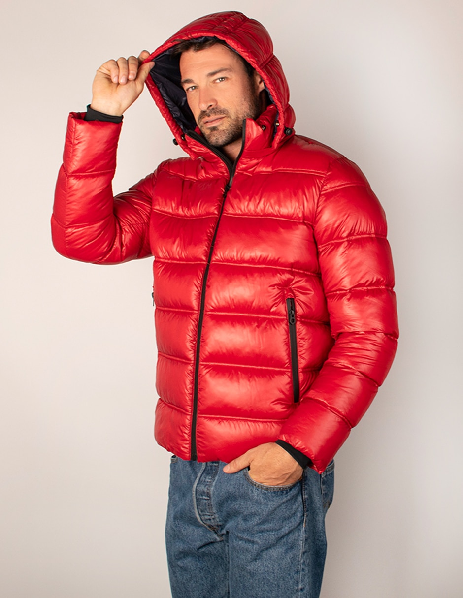 Chamarra acolchada capitonado para hombre 3
