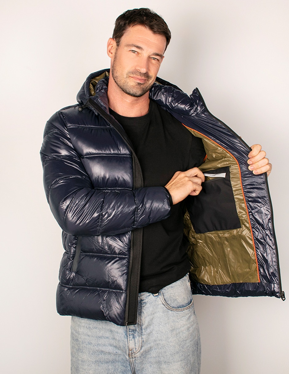 Chamarra acolchada Estilo reducido en talla capitonada para hombre 5