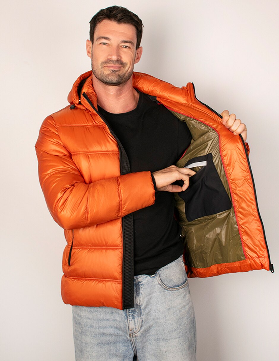 Chamarra acolchada greenlander capitonado para hombre