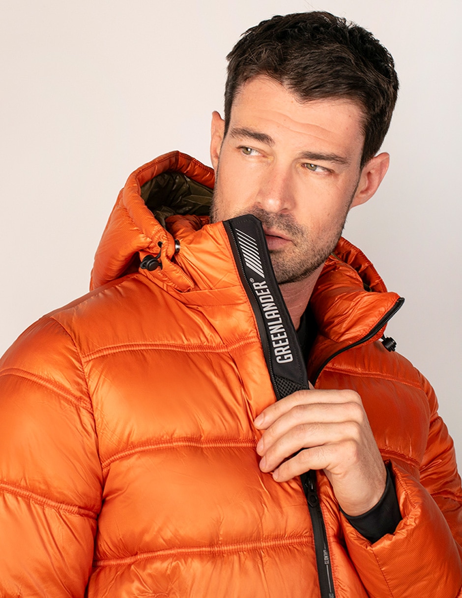 Chamarra acolchada greenlander capitonado para hombre