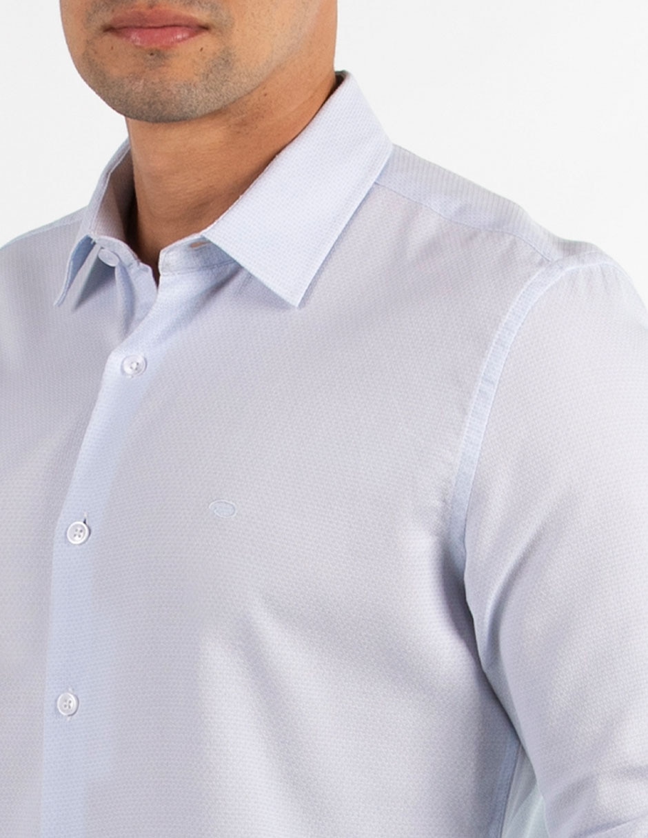 Camisa casual de algodón manga larga para hombre 2