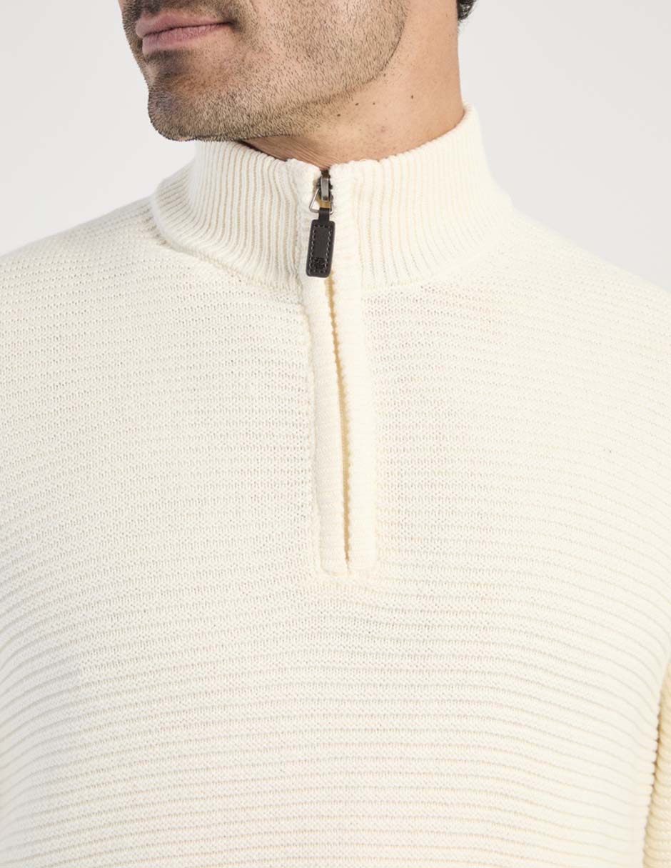 Suéter cuello con cierre para hombre 7