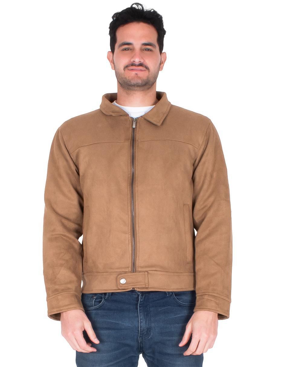Chamarra casual impermeable con bolsillos para hombre 1