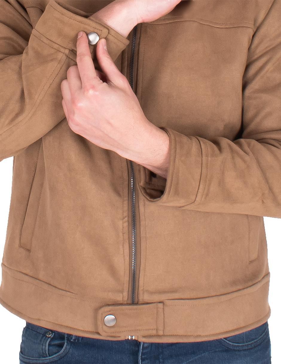 Chamarra casual impermeable con bolsillos para hombre 2