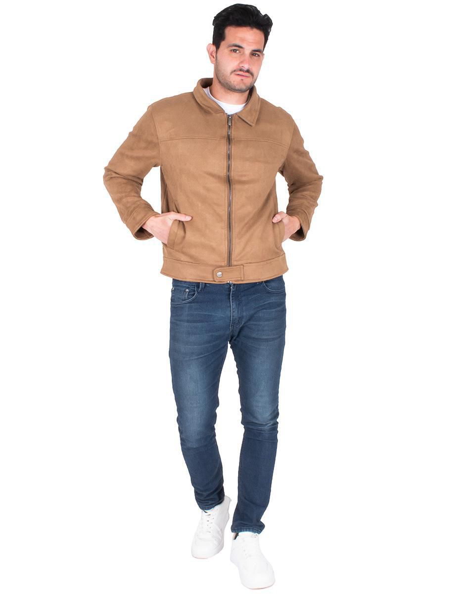 Chamarra casual impermeable con bolsillos para hombre 4