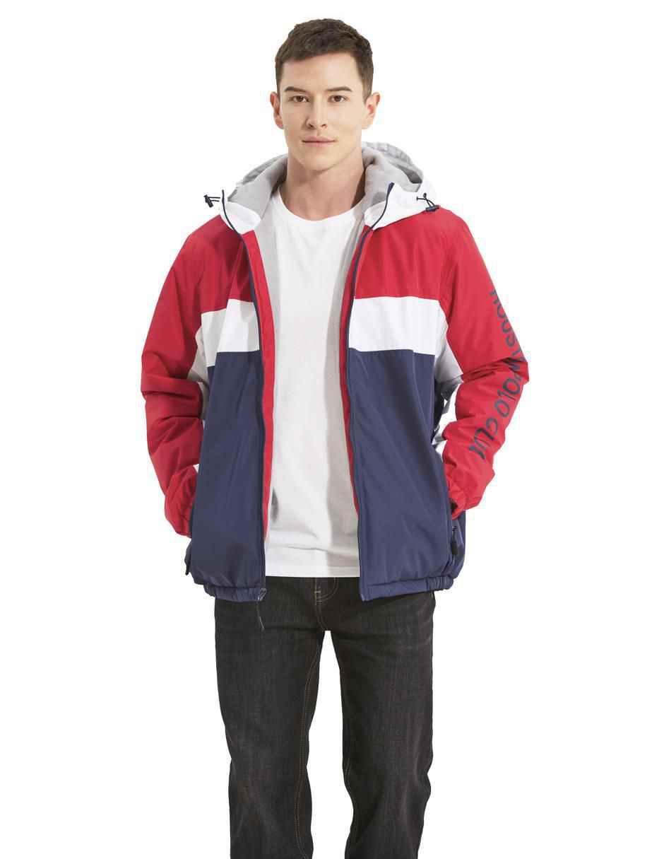 Chamarra casual con capucha para hombre Chamarra casual con capucha para hombre