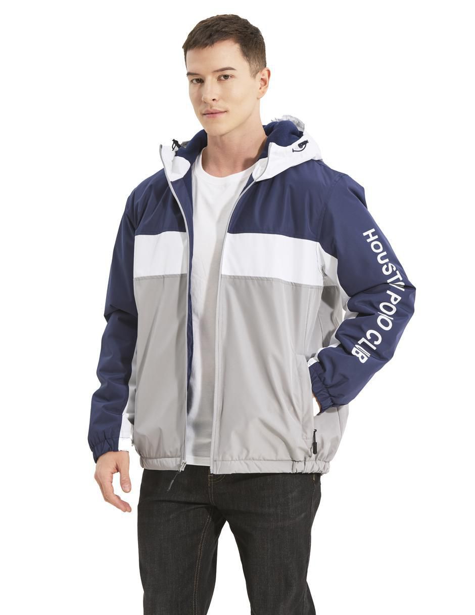 Chamarra casual con capucha para hombre Chamarra casual con capucha para hombre