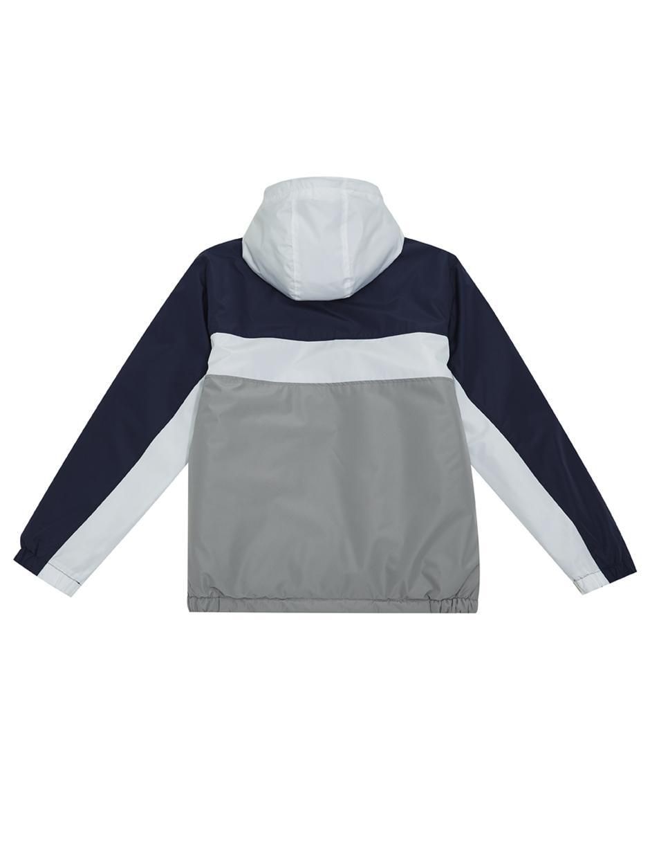 Chamarra casual con capucha para hombre 2
