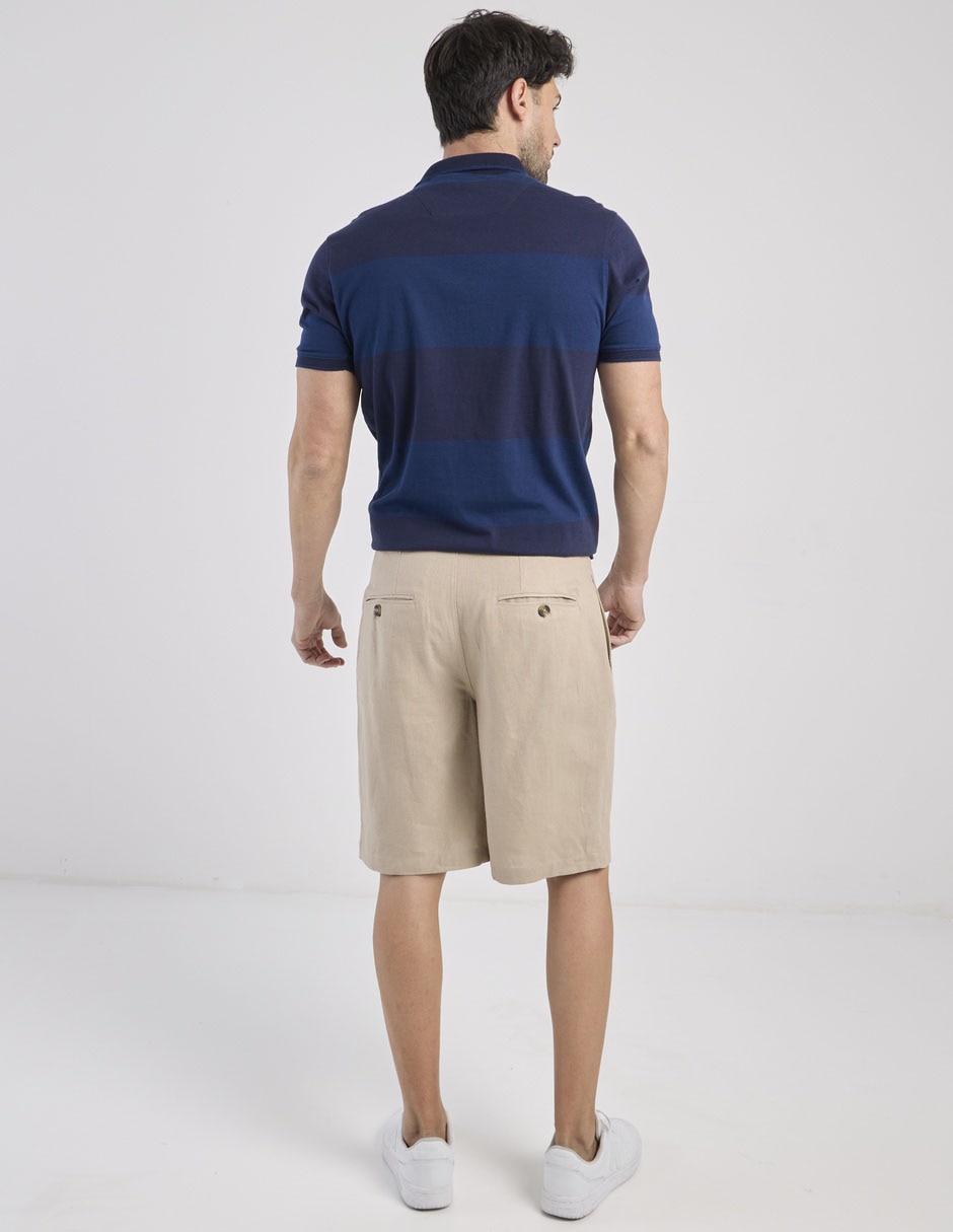Bermuda Jbe de lino para hombre